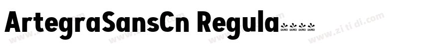 ArtegraSansCn Regula字体转换